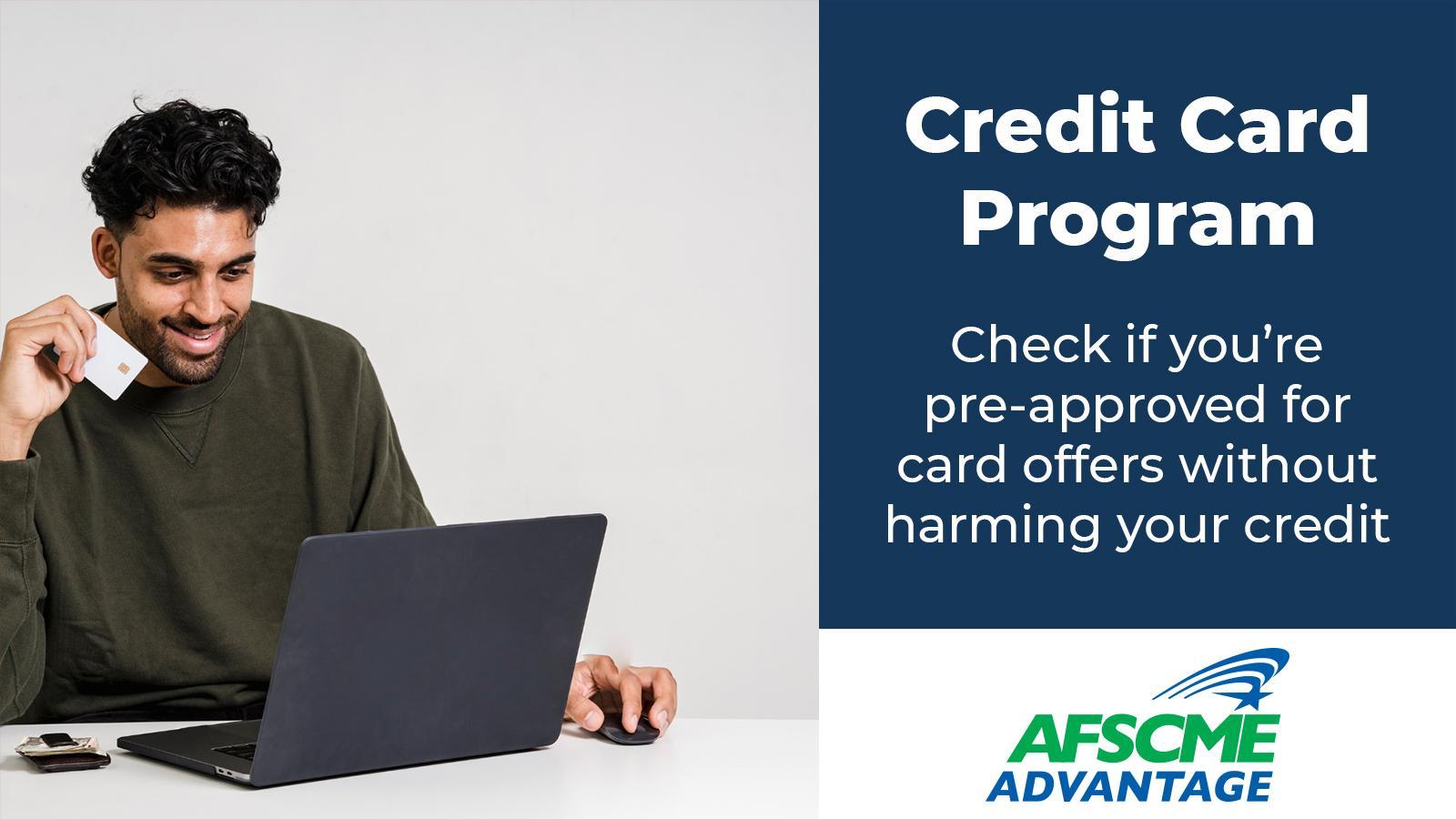 Credit Card Program: Check if you're pre-approved for card offers without harming your credit